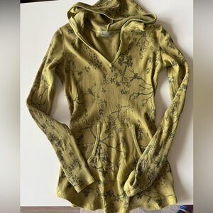 American Rag Henley Bella Swan alt hand painted